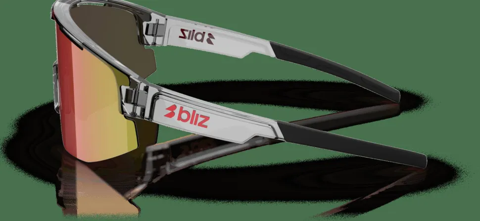 Bliz Matrix Transparent Dark Grey/Brow W Red Multi