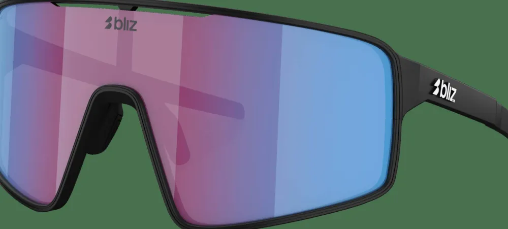 P001 Matt Black / Nano Optics Nordic Light Begonia - Violet W Blue Multi Glasögon & Kikare|Cykel