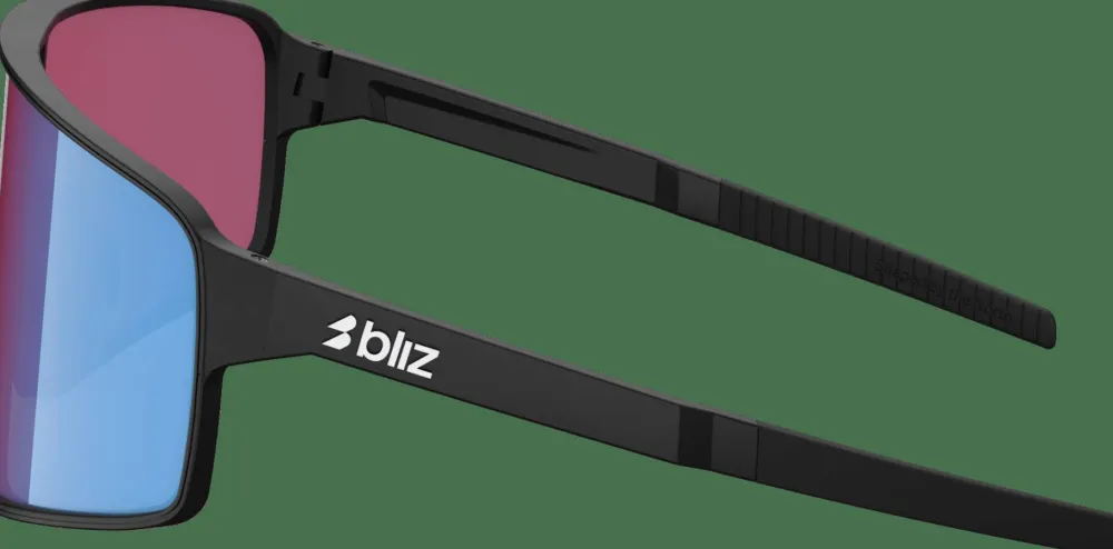 P001 Matt Black / Nano Optics Nordic Light Begonia - Violet W Blue Multi Glasögon & Kikare|Cykel