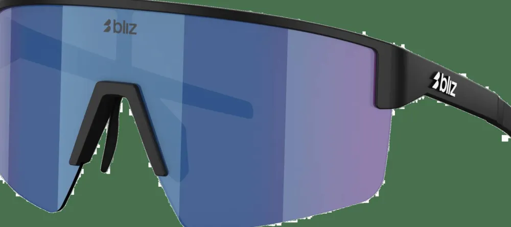 P004 Matte Black/Blue Mirror Glasögon & Kikare
