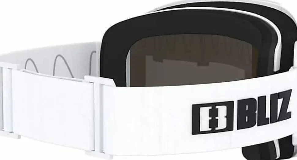 Bliz Rave Matt White Black Logo/Brown Pink