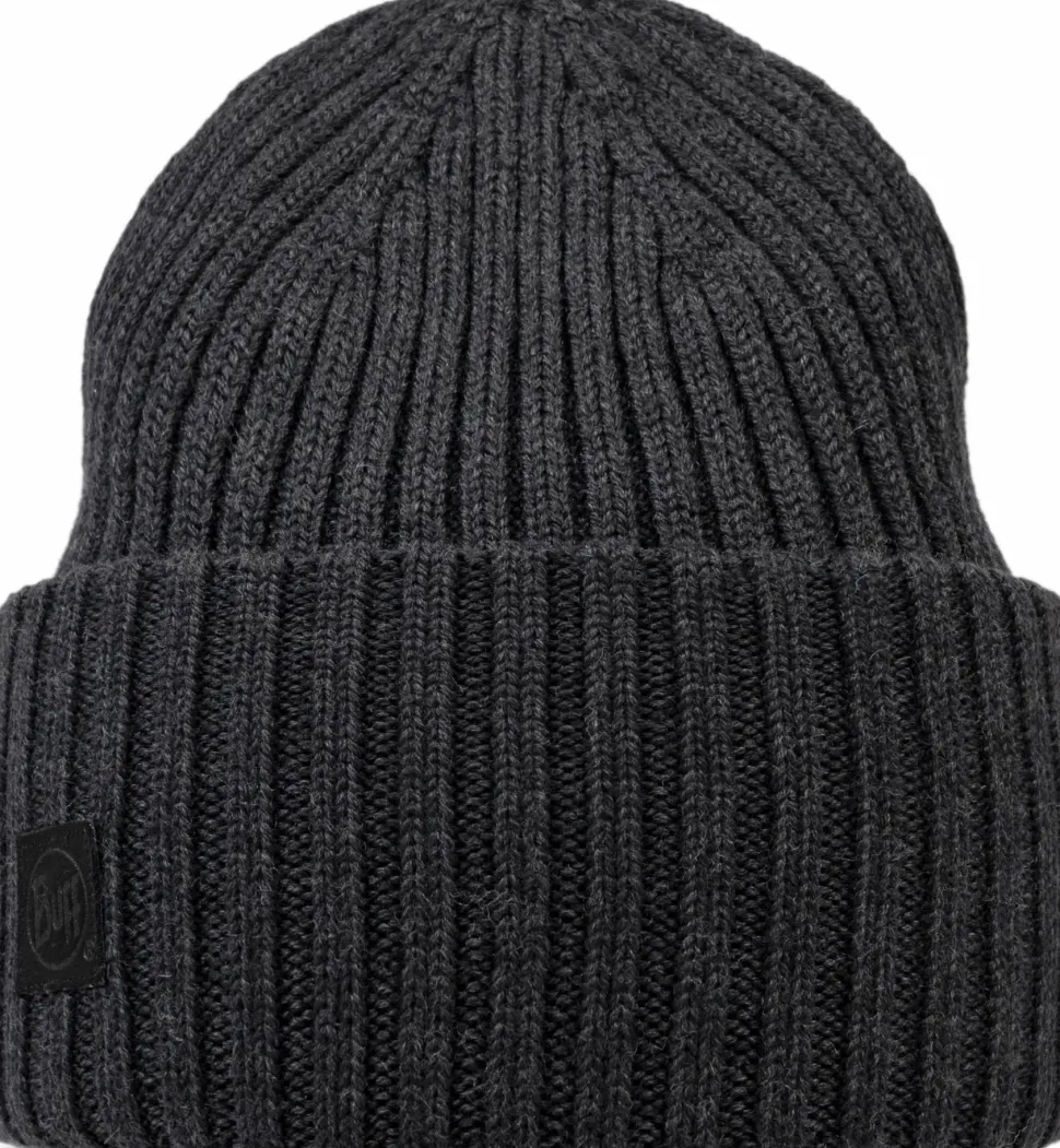 Buff Beanie Knitted Erviny Erviny Graphite