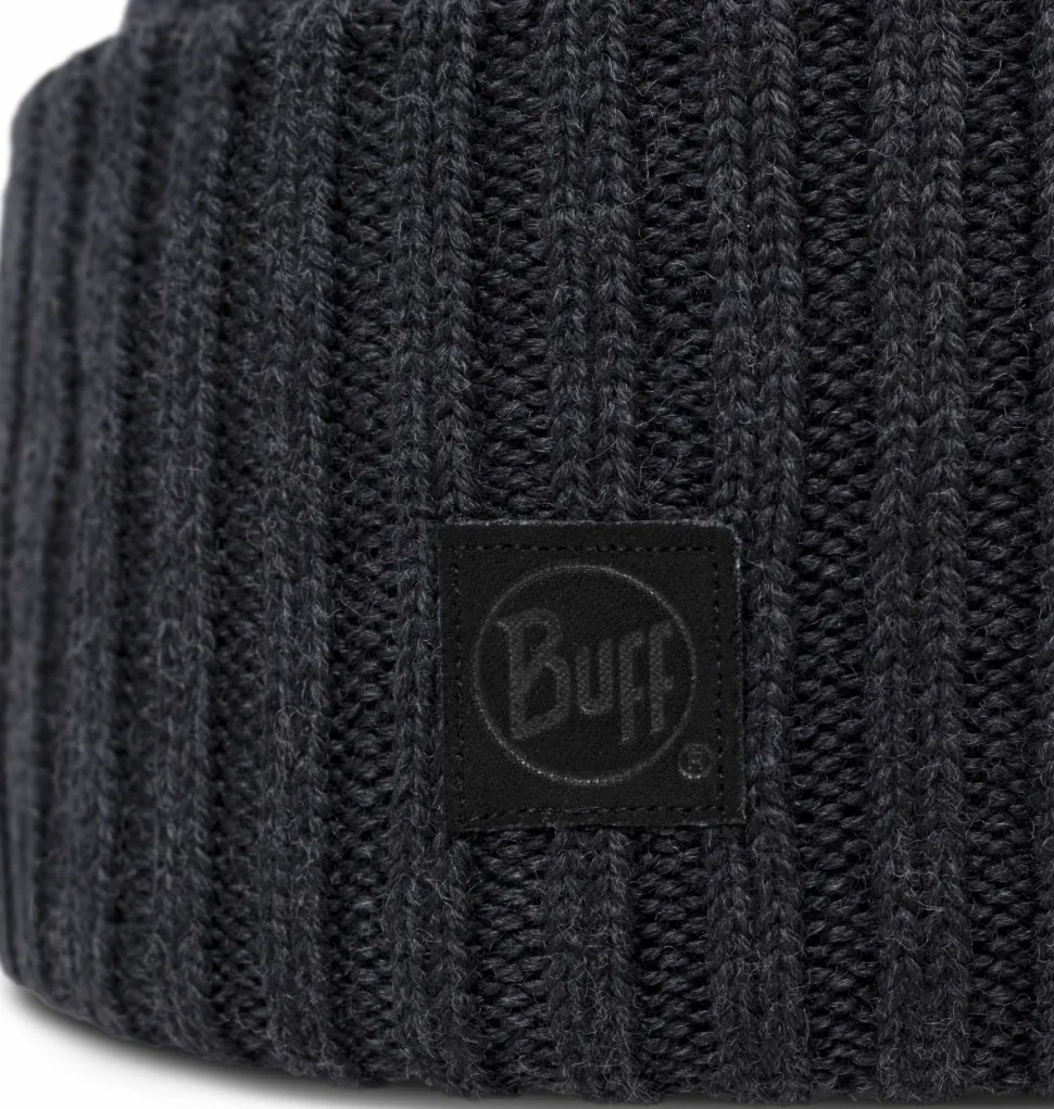 Buff Beanie Knitted Erviny Erviny Graphite