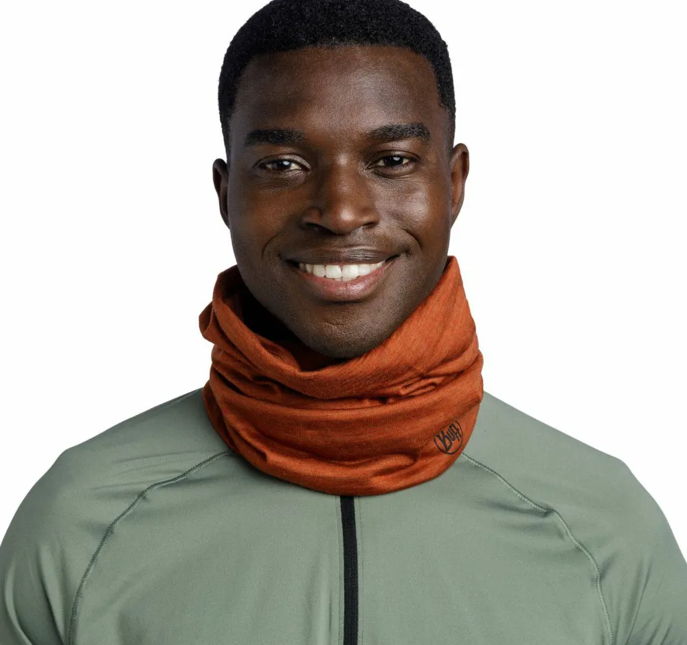 Buff Merino Lightweight Neckwear Solid Cinnamon