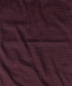 Buff Merino Lightweight Neckwear Solid Garnet