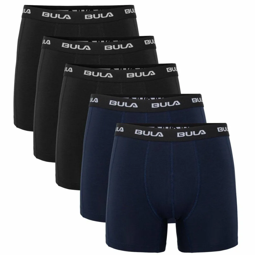 Bula Men's Frame 5pk Boxer Blue/navy