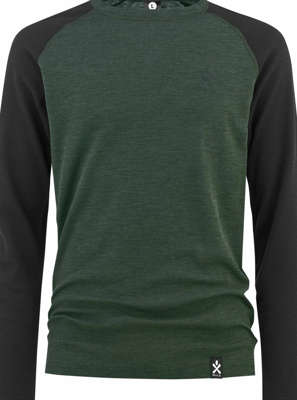 Bula Men's Norm Merino Wool Crew Black