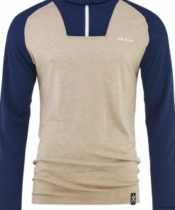 Online Men's Retro Merino Wool Halfzip Sweater Underställ Herr