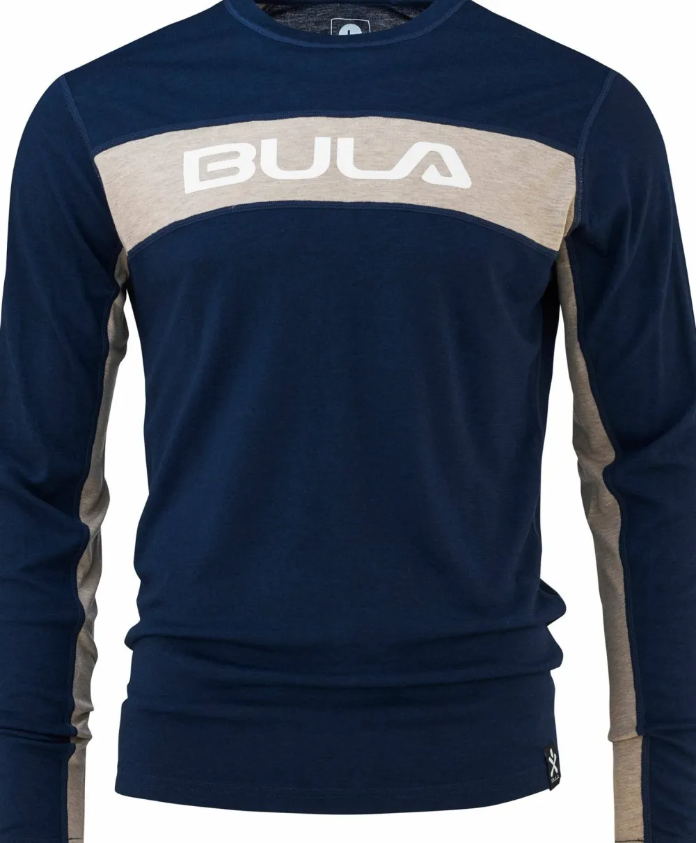 Discount Men's Retro Merino Wool Crew Underställ Herr