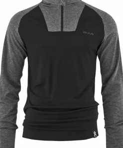 New Men's Retro Merino Wool Halfzip Sweater Underställ Herr|Skidåkning