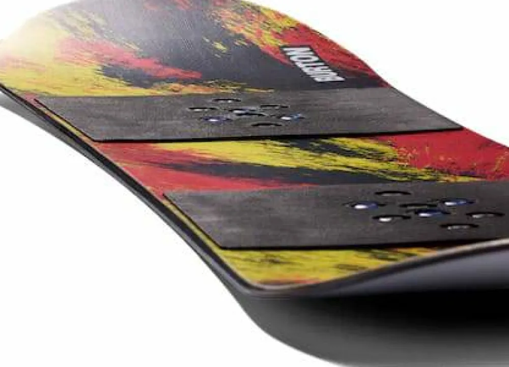 Burton Kids' Grom Snowboard KETCHUP/MUSTARD Clearance
