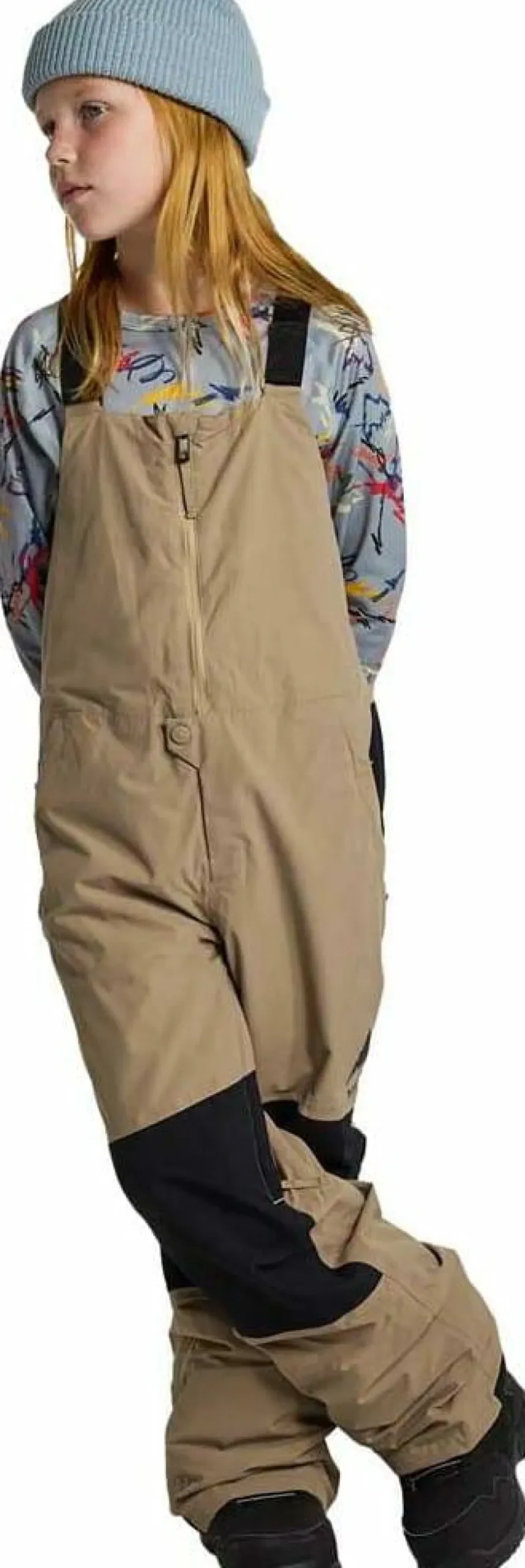 Burton Kids Skylar Bib Summit Taupe