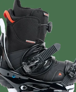 Burton Kids' Smalls Re:Flex Snowboard Bindings Black