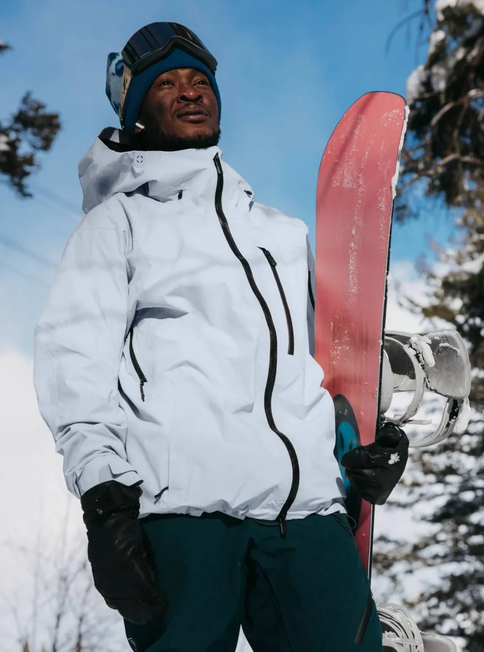 Burton Men's Ak Gore Cyclic Jacket Gray Cloud