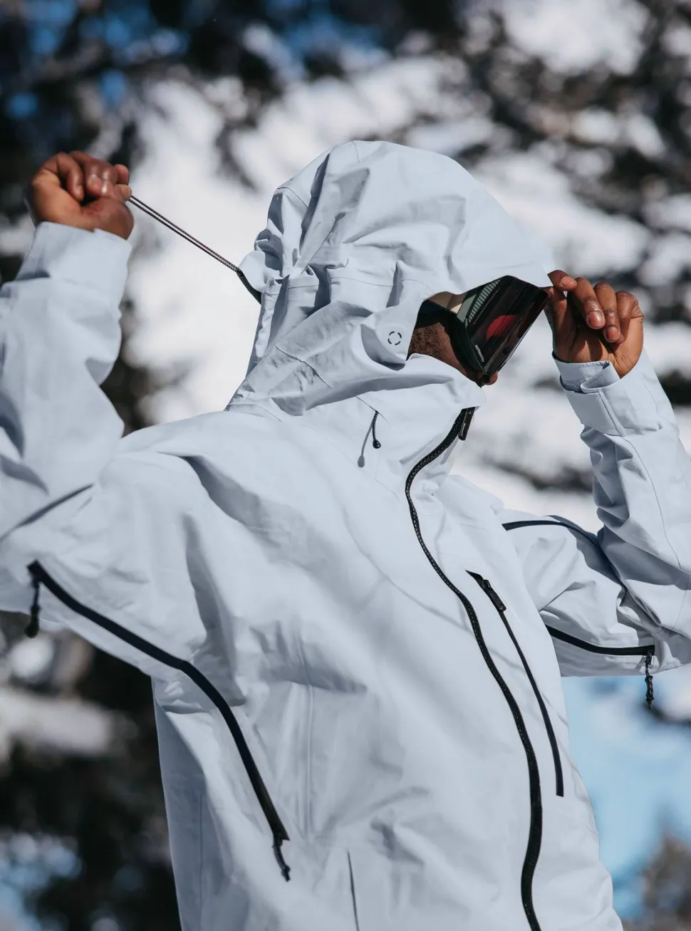 Burton Men's Ak Gore Cyclic Jacket Gray Cloud