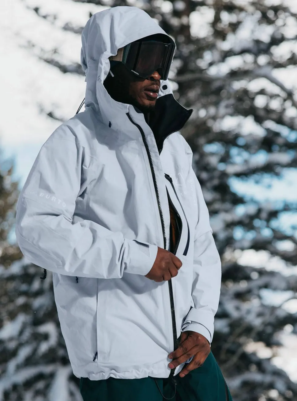 Burton Men's Ak Gore Cyclic Jacket Gray Cloud