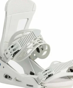 Burton Men's Freestyle Re:Flex Snowboard Bindings Gray Cloud Discount