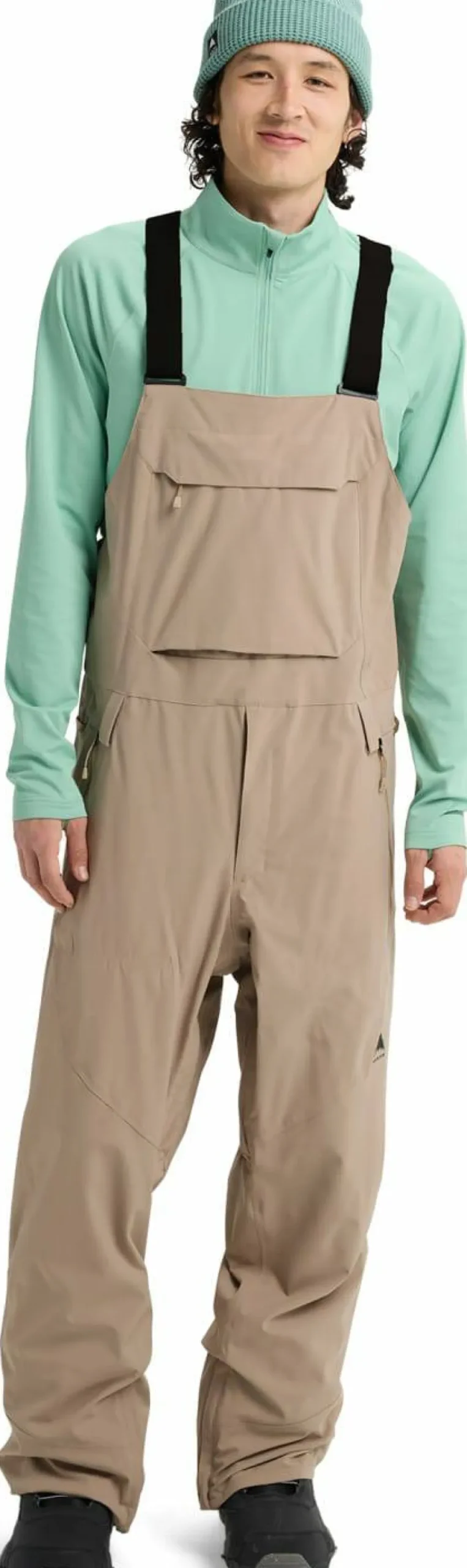 Burton Men's Reserve 2L Bib Pants Summit Taupe Discount