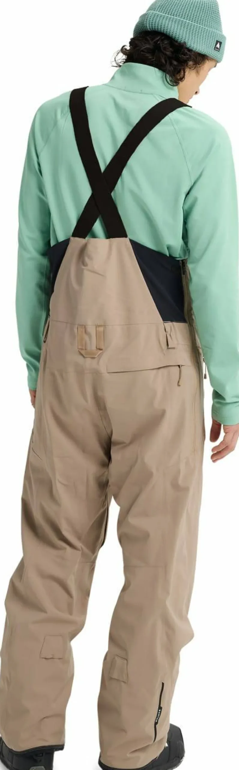 Burton Men's Reserve 2L Bib Pants Summit Taupe Discount