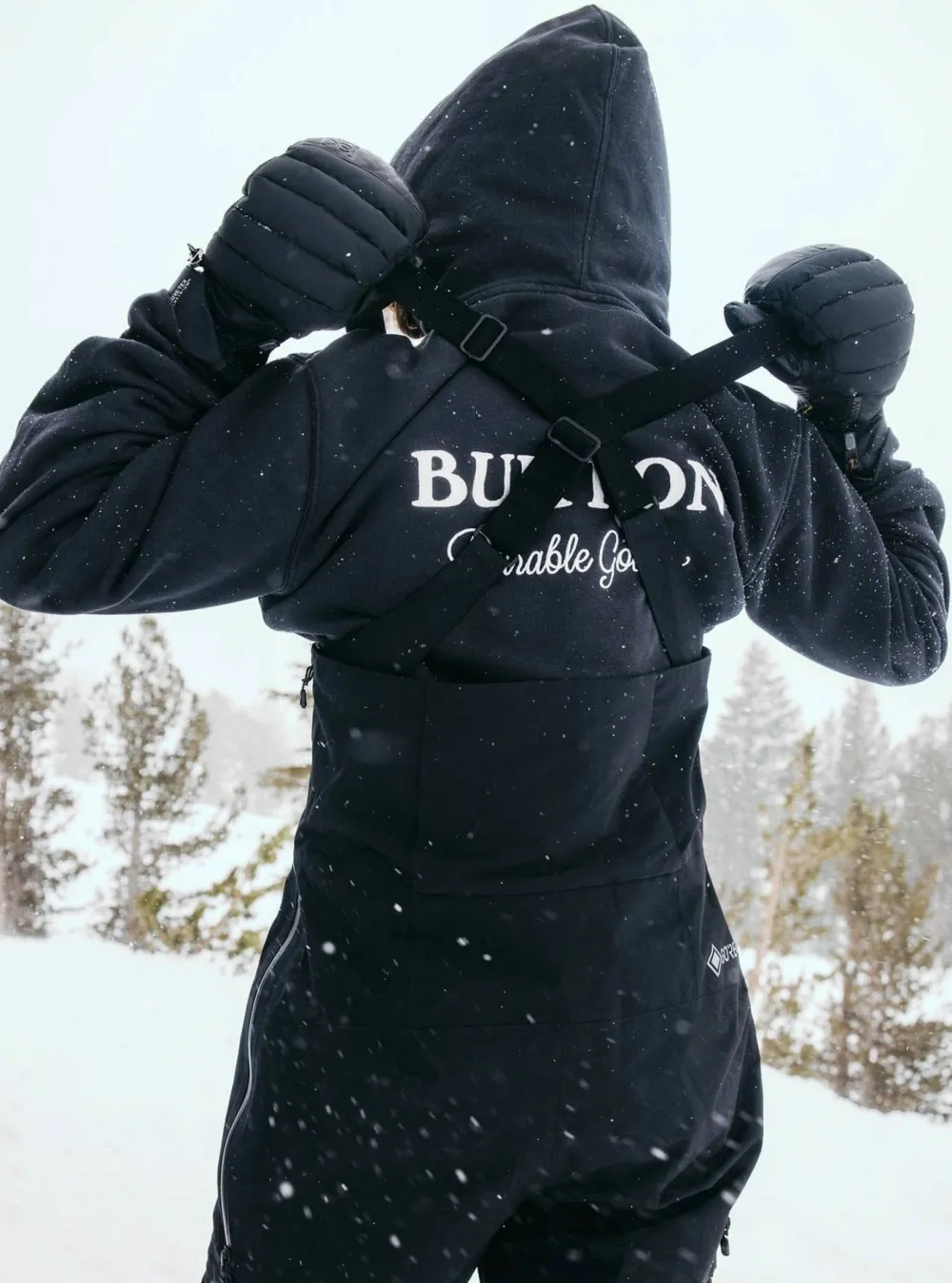 Burton Women's Ak Gore Kimmy 2l Bib True Black Hot