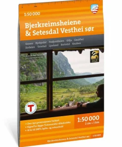 Hot Bjerkreimsheiene & Setesdal Vesthei Sør 1:50 000 Övrig Utrustning
