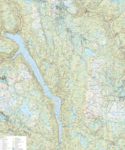 Calazo förlag Blefjell & Kongsberg 1:50 000 Hiking map Best