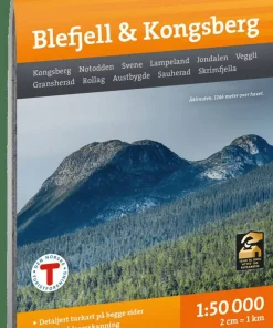 Blefjell & Kongsberg 1:50 000 Skidåkning