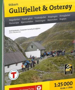 Calazo förlag Gullfjellet & Osterøy 1:25 000 Trail map Sale