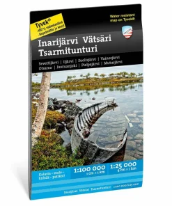 Calazo förlag Inarijärvi Vätsäri Tsarmitunturi 1:25.000/1:100.00 NoColour