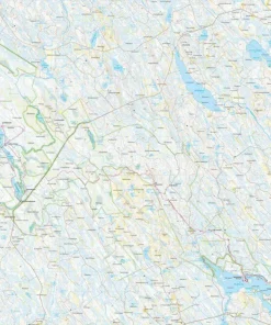 Calazo förlag Kainuu: Vuokatti, Hiidenportti & Tiilikkajärvi 1:25 000 Topographic map Online