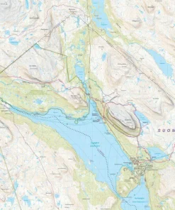 Calazo förlag Kilpisjärvi, Saana & Halti 1:50 000/1:25 000
