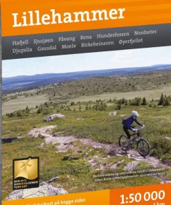 Calazo förlag Lillehammer 1:50 000 Hiking map