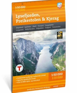 Lysefjorden, Preikestolen & Kjerag 1:50 000 Övrig Utrustning