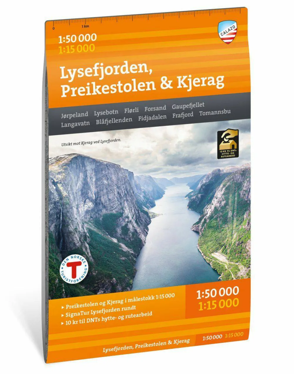 Lysefjorden, Preikestolen & Kjerag 1:50 000 Övrig Utrustning