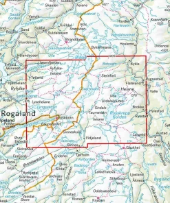 Discount Lyseheiane, Sirdalsheiane & Setesdal Vesthei Nord 1:50 000 Övrig Utrustning
