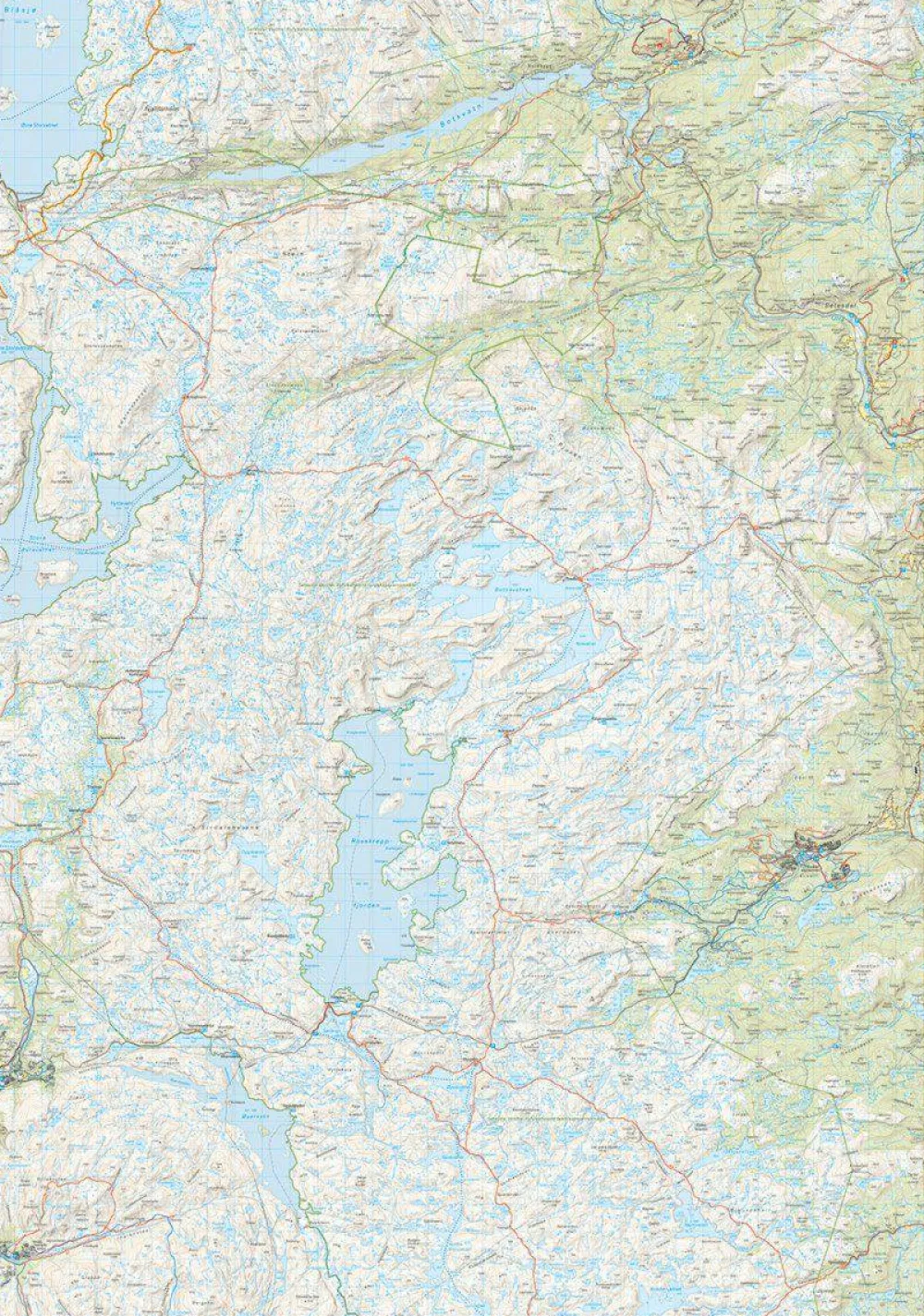 Discount Lyseheiane, Sirdalsheiane & Setesdal Vesthei Nord 1:50 000 Övrig Utrustning