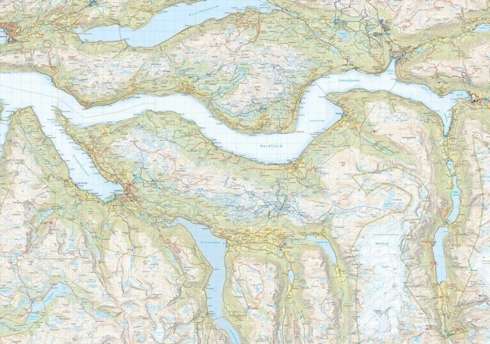 Discount Nordfjord 1:50 000 Övrig Utrustning