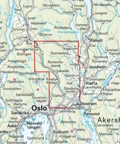 Outlet Oslo: Romeriksåsene 1:20 000 Övrig Utrustning