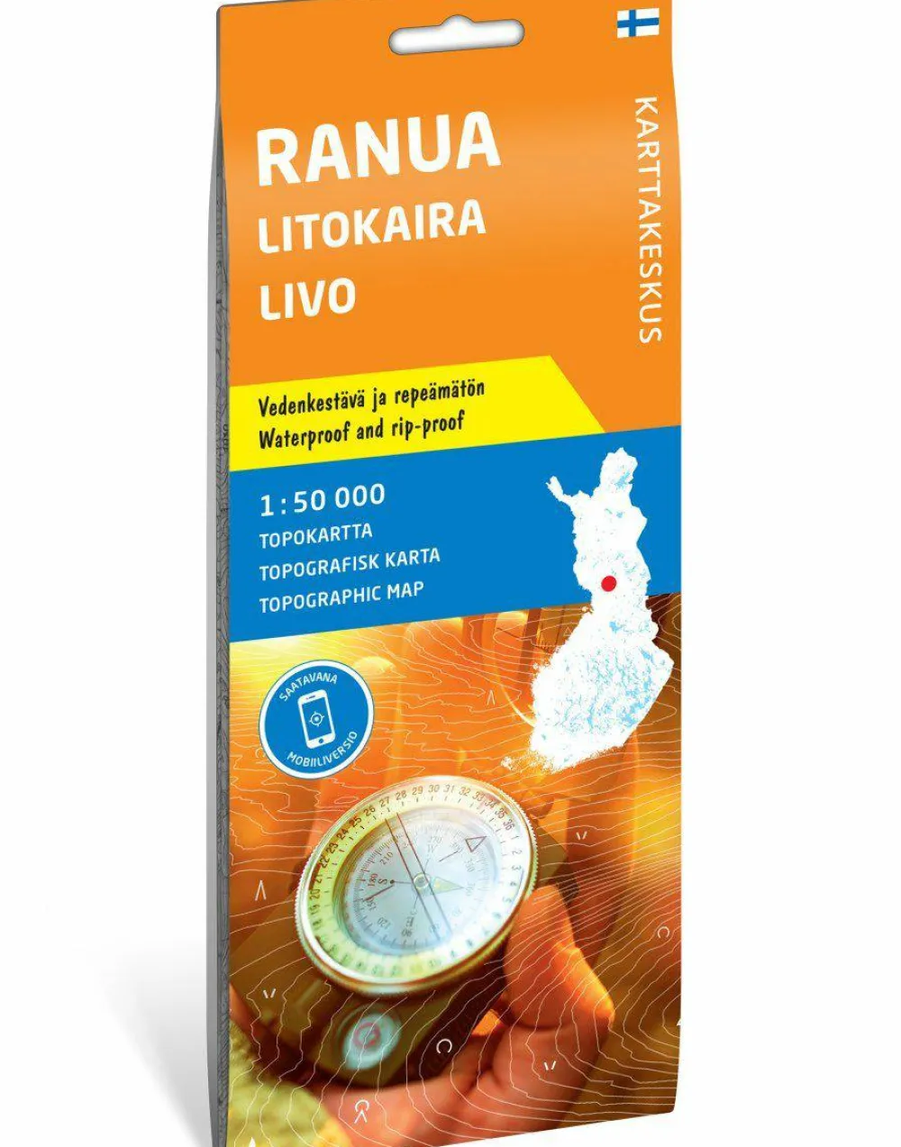 Calazo förlag Ranua, Litokaira & Livo 1:50 000 Topographic map Sale
