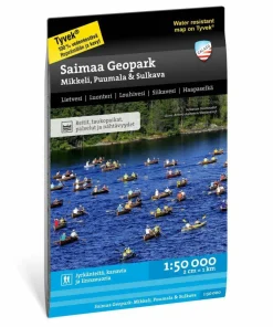 Calazo förlag Saimaa Geopark Mikkeli, Puumala & Sulkava 1:50.000 NoColour Hot