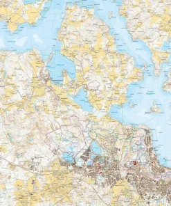 Calazo förlag Salpausselkä: Lahti & Hollola 1:25 000 Topographic map New