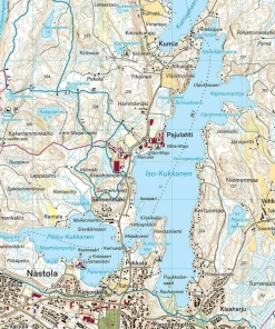 Calazo förlag Salpausselkä: Lahti & Hollola 1:25 000 Topographic map New