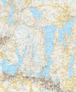Calazo förlag Salpausselkä: Lahti & Hollola 1:25 000 Topographic map New