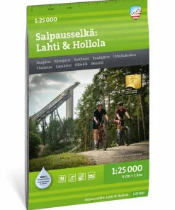 Calazo förlag Salpausselkä: Lahti & Hollola 1:25 000 Topographic map New