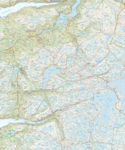 Hot Suldalsheiane Bykleheiane & Hovden 1:50 000 Övrig Utrustning
