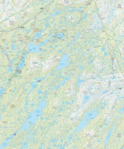 Calazo förlag Vätsäri & Kessi 1:50 000 Hiking map Outlet