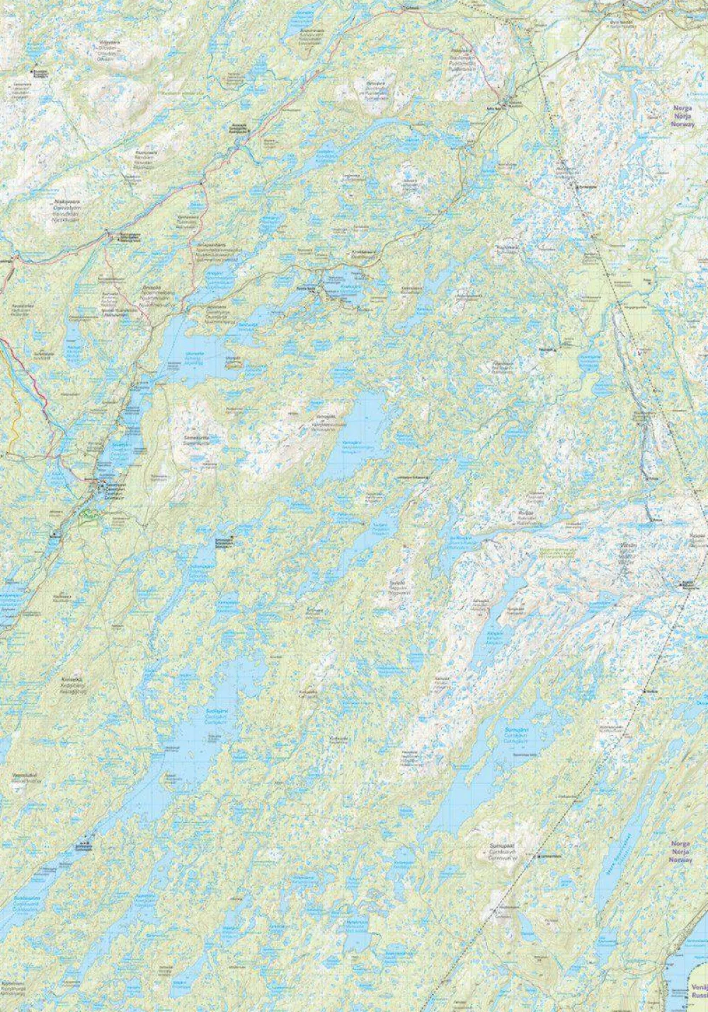 New Vätsäri & Kessi 1:50 000 Fiske