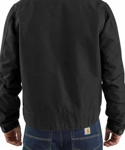 Carhartt Men's Duck Detroit Jacket Black New