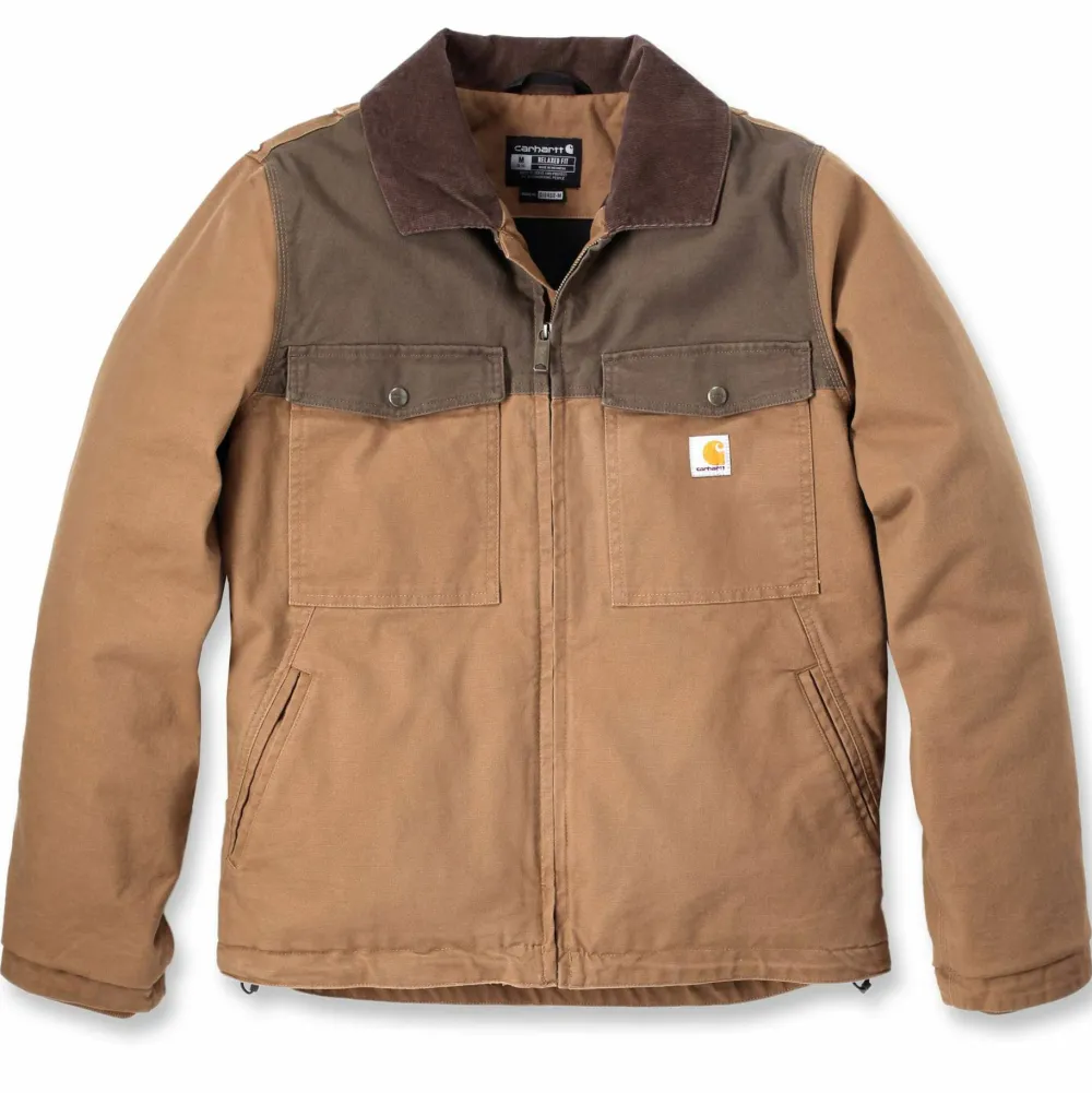 Clearance Men's Montana Duck Insulated Jacket Brown/coffee Herrjackor