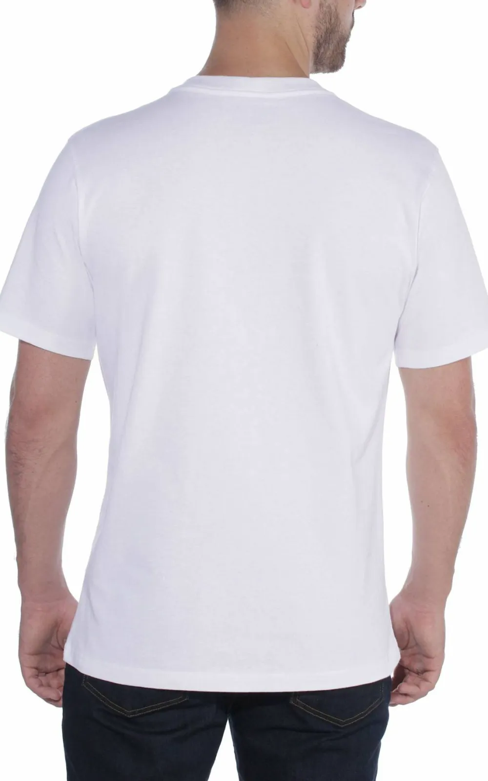 Carhartt Men's Relaxed Fit Heavyweight Short Sleeve T-Shirt White Sale